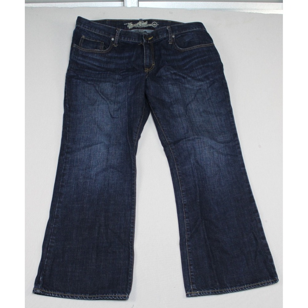 Old Navy Jeans Men 40X30 Blue Excellent Bootcut Dark Wash Denim